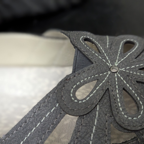 NWOB JBU by Jambu Women's Magnolia Mary Jane Flat, Charcoal, 7.5 - Picture 3 of 14